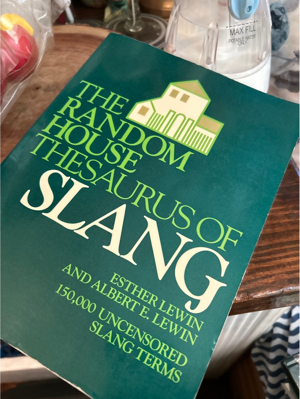 The Random House Thesaurus of Slang by Esther Lewin and Albert E. Lewin